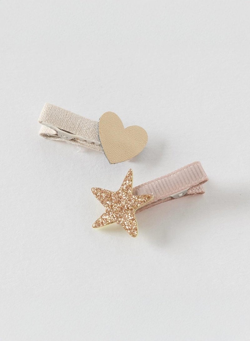 Dave & Bella Heart Hair Clip - Image 2