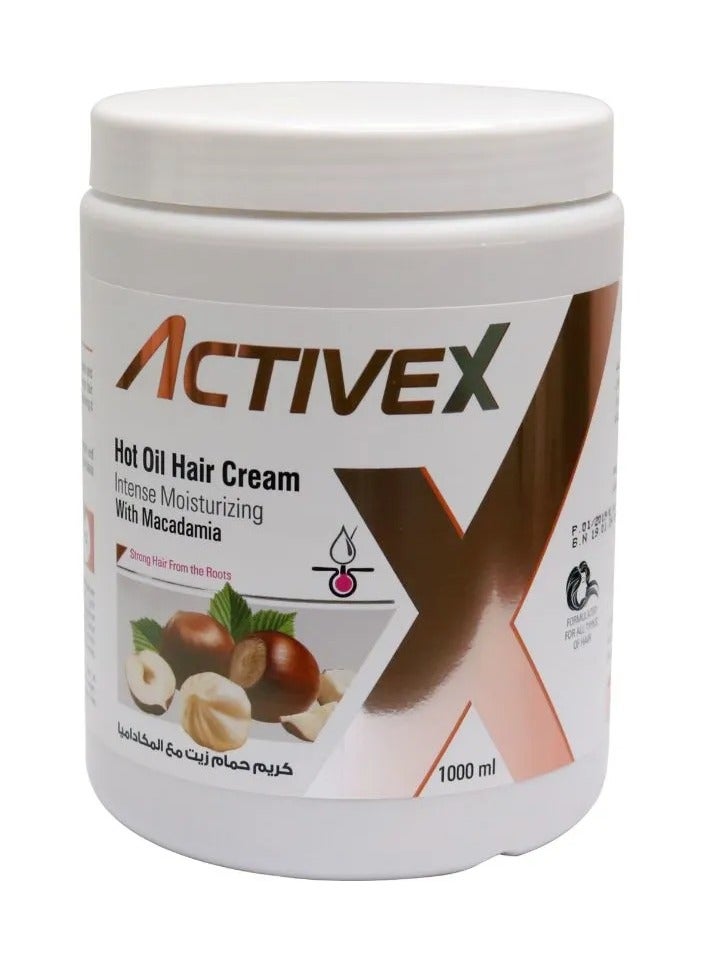 ActiveX Hot Oil Hair Cream 1000 Ml - Macadamia | Nourishing and Repairing