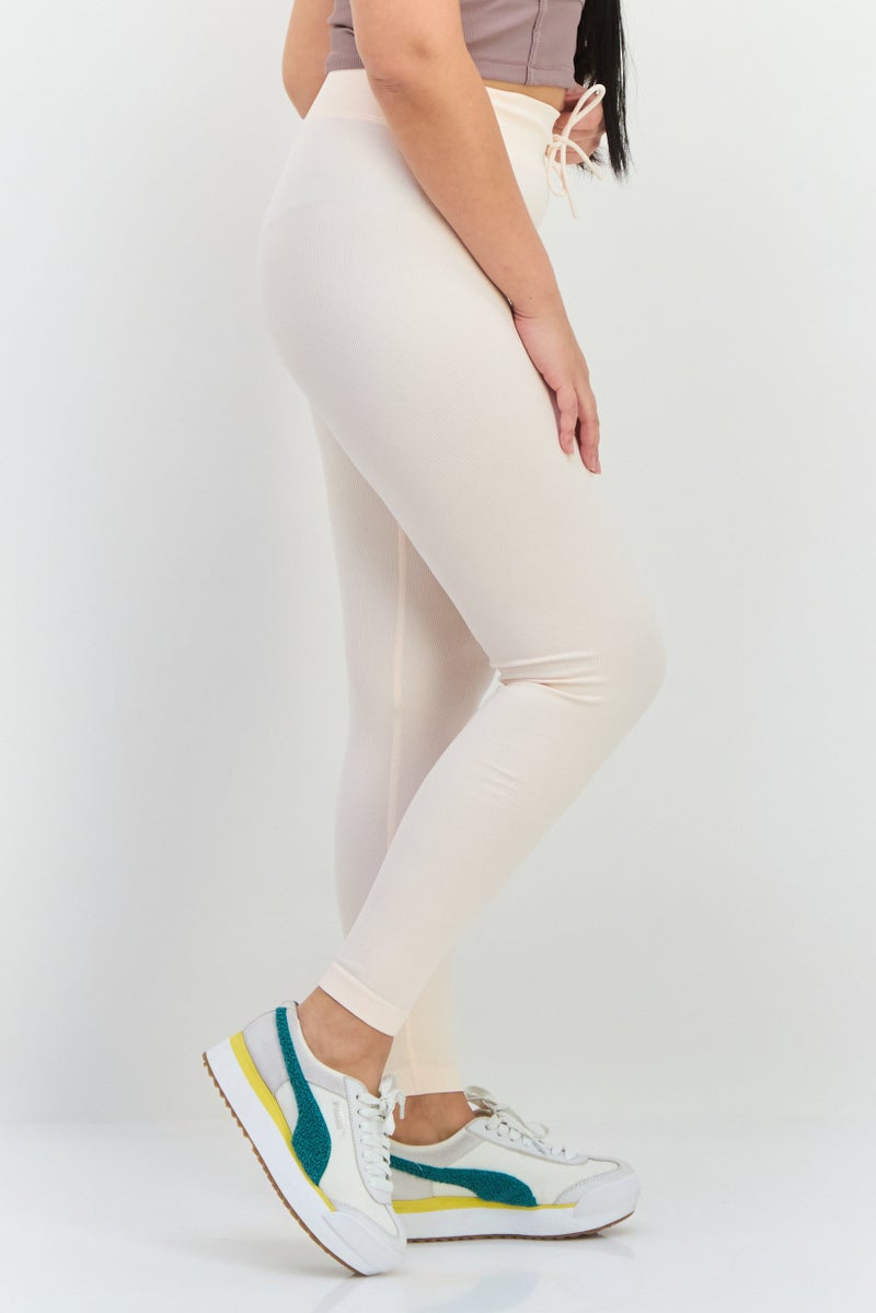 Reebok Women Sportswear Fit Training Leggings, Light Pink - Image 2