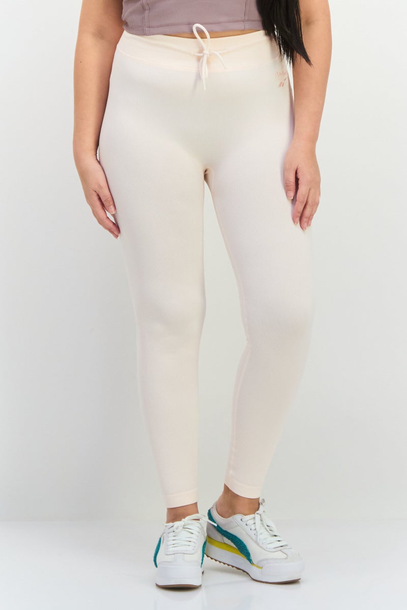 Reebok Women Sportswear Fit Training Leggings, Light Pink - Image 1
