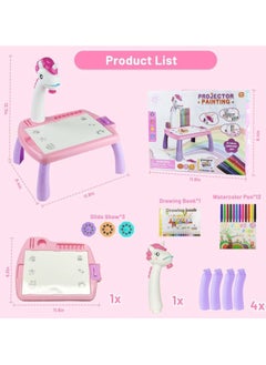 Generic Kids' Drawing Display Table - Unicorn Gifts for Boys and Girls, Drawing Set for Kids Ages 3-8, Easel for Boys and Girls for Birthdays and Home School Parties.  - Image 4