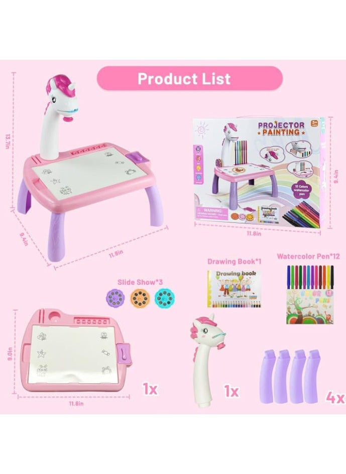 Kids' Drawing Display Table - Unicorn Gifts for Boys and Girls, Drawing Set for Kids Ages 3-8, Easel for Boys and Girls for Birthdays and Home School Parties.  - Image 4