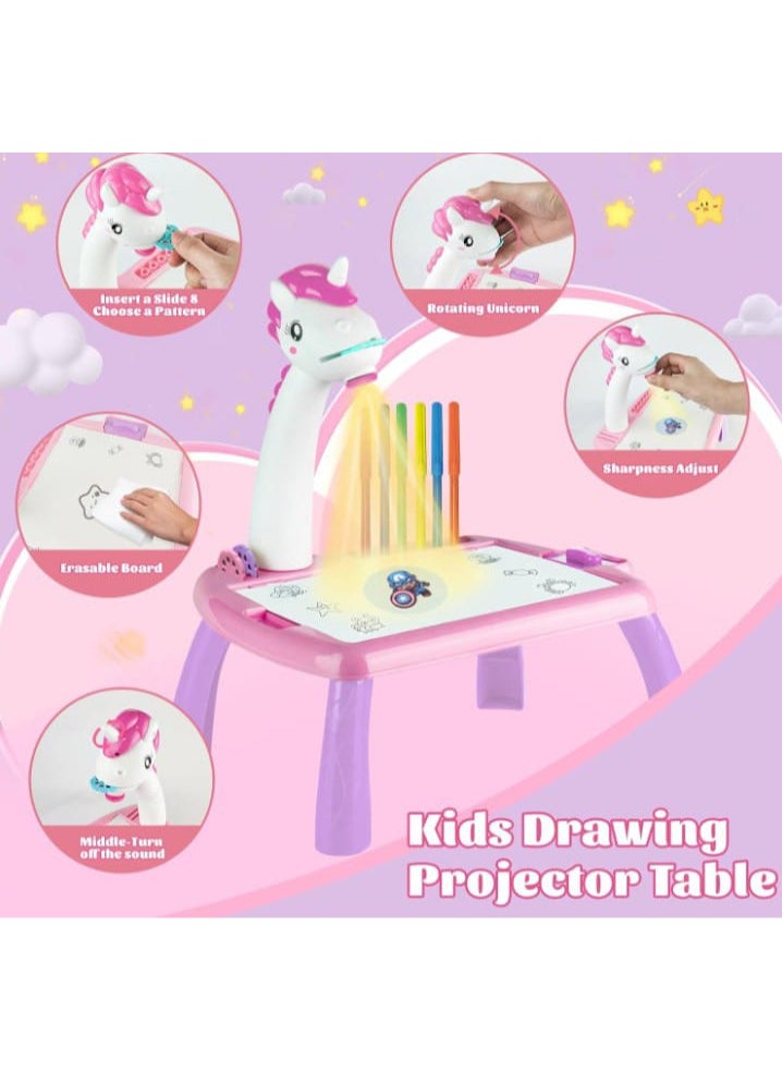 Kids' Drawing Display Table - Unicorn Gifts for Boys and Girls, Drawing Set for Kids Ages 3-8, Easel for Boys and Girls for Birthdays and Home School Parties.  - Image 3