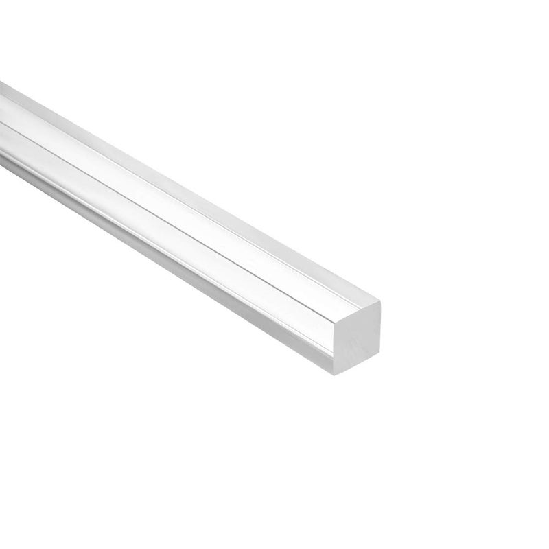 uxcell Acrylic Square Rod,10mmx10mmx250mm Clear,Solid Plastic PMMA Bar Stick 4pcs - Image 3