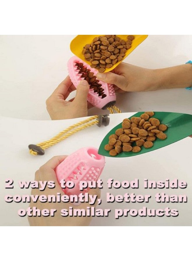 إيميلي بيتس لعبة مكافأة الكلاب التفاعلية 3 في 1، لعبة تنظيف الأسنان، لعبة مكافأة ذكاء الكلاب (وردي) - Image 4