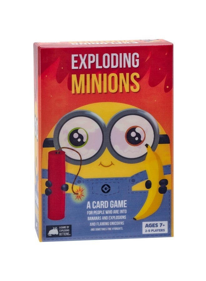 Exploding Kittens LLC Exploding Minions By Exploding Kittens A Russian Roulette Card Game Easy Family Friendly Party Games For Kids Teens & Adults 2 5 Players - Image 1