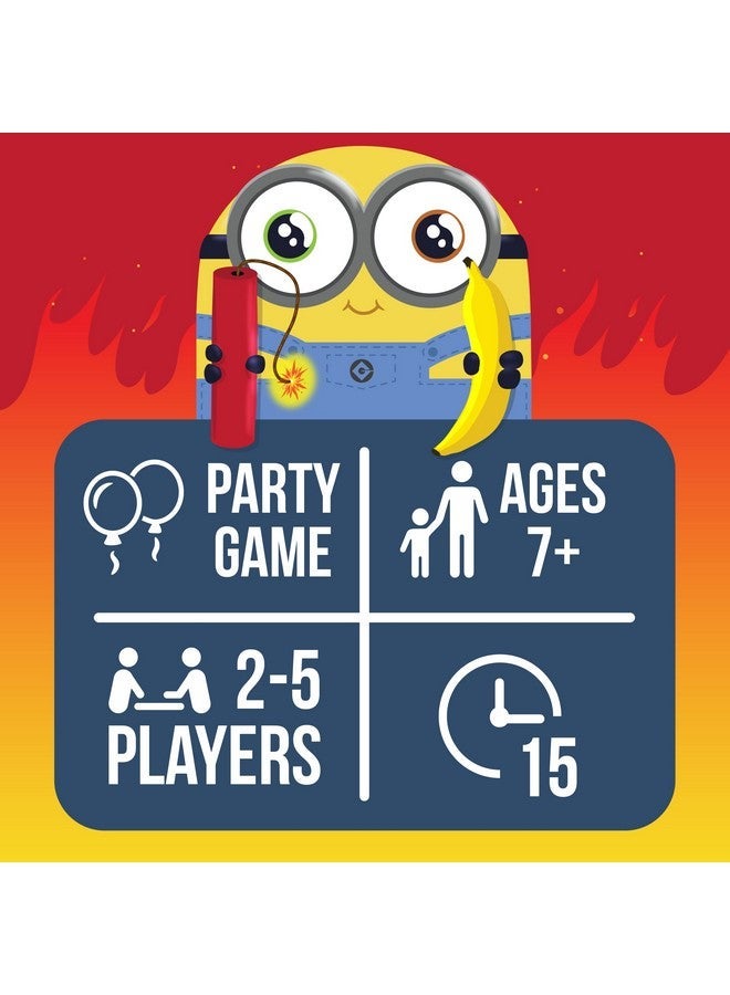 Exploding Kittens LLC Exploding Minions By Exploding Kittens A Russian Roulette Card Game Easy Family Friendly Party Games For Kids Teens & Adults 2 5 Players - Image 2