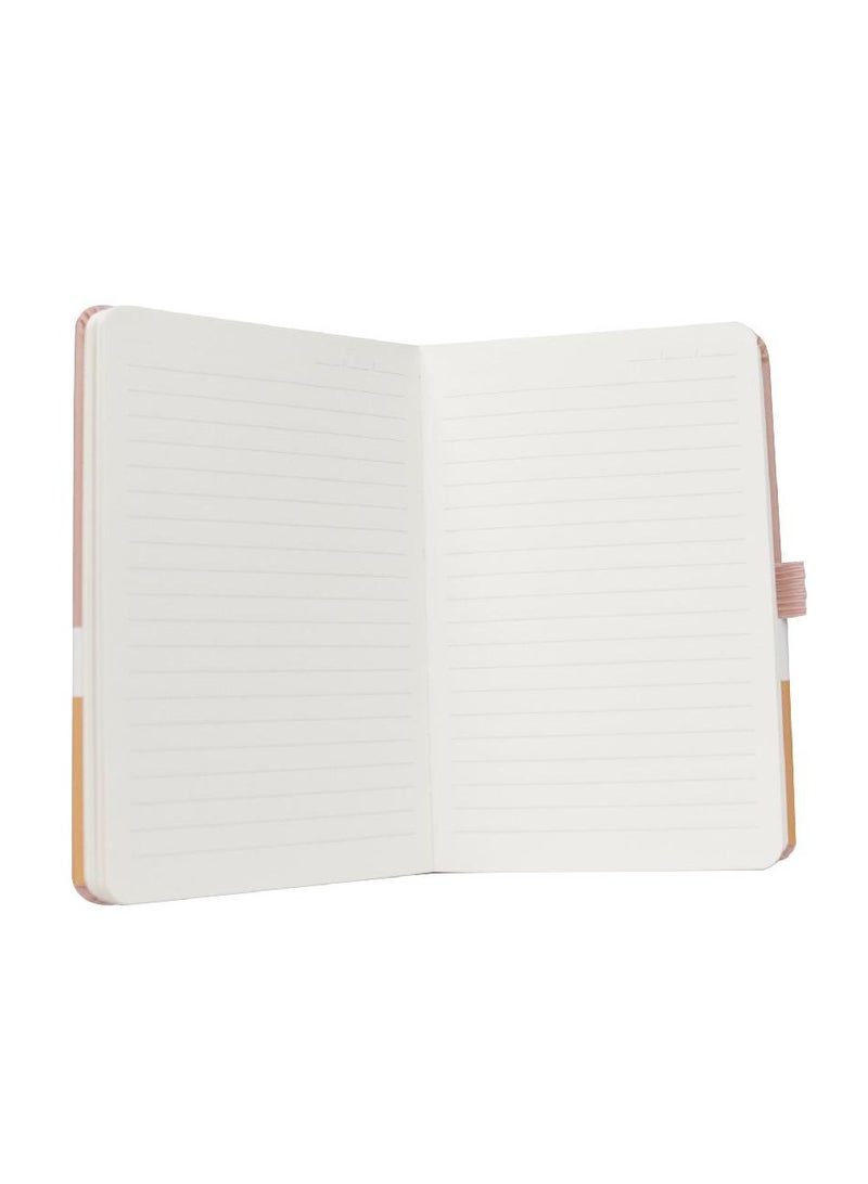 روكو دفتر ملاحظات منقوش بشريط مطاطي 9 × 14 سم، 160 صفحة (80 ورقة) - Image 2