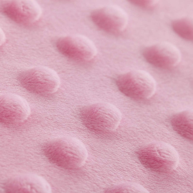 RelaxBlanket 48''x72'' Duvet Cover for Weighted Blanket | Premium Super Soft Minky Dot | Pink - Image 4