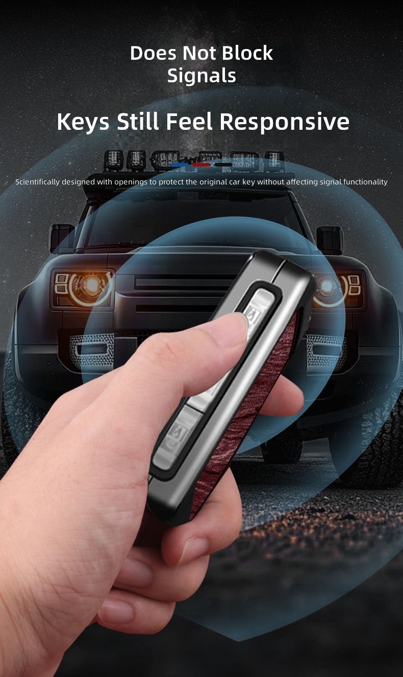 Volvo Universal Zinc Alloy Car Key Case for Volvo S60, XC60, XC40, XC90 - Classic Stone Pattern - Image 4