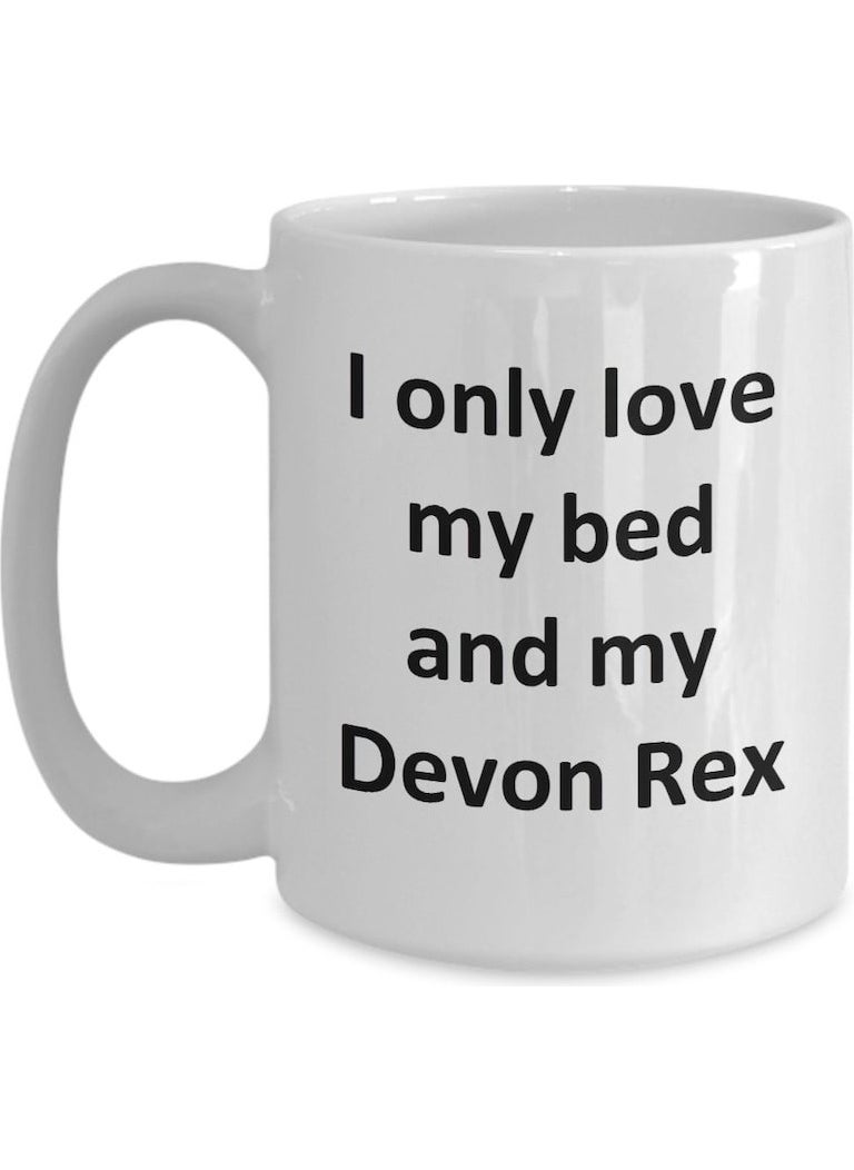 Bexdore - Humorous Devon Rex Mug - Mug Cup Devon Rex Cat Coffee Cup - English Coffee Mug - Image 1