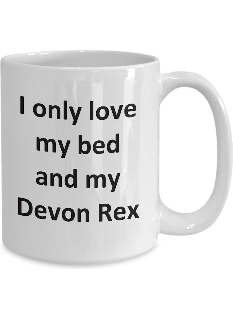 Bexdore - Humorous Devon Rex Mug - Mug Cup Devon Rex Cat Coffee Cup - English Coffee Mug - Image 1