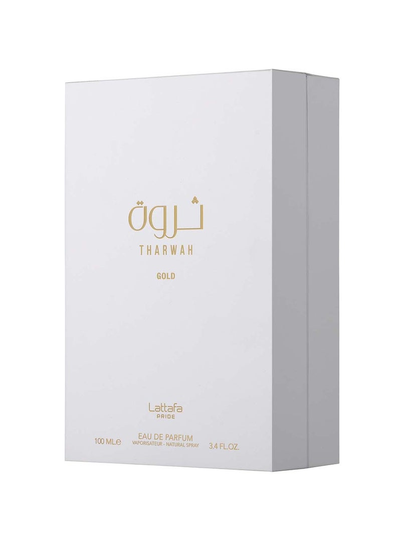 Lattafa - Tharwah Gold Pride Parfum 100ml - Image 1