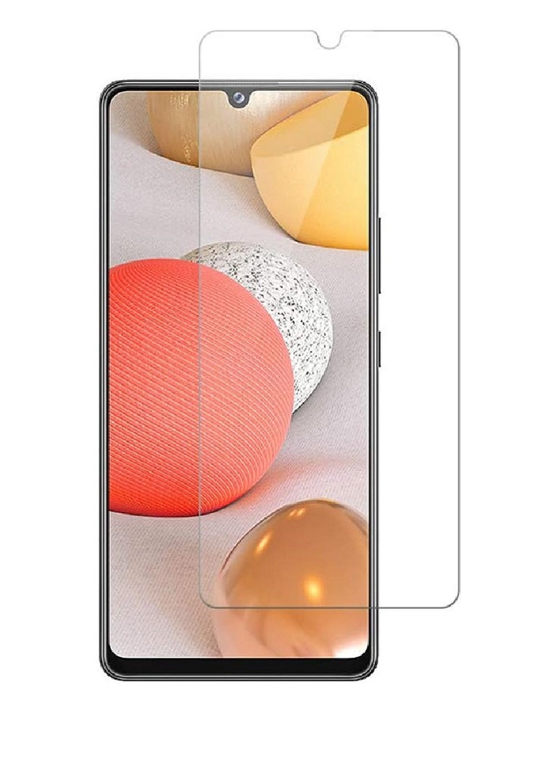 Super Tempered Glass Screen Protector Clear Designed For Samsung Galaxy A42 Full Screen Coverage And Bubble Free - Image 1