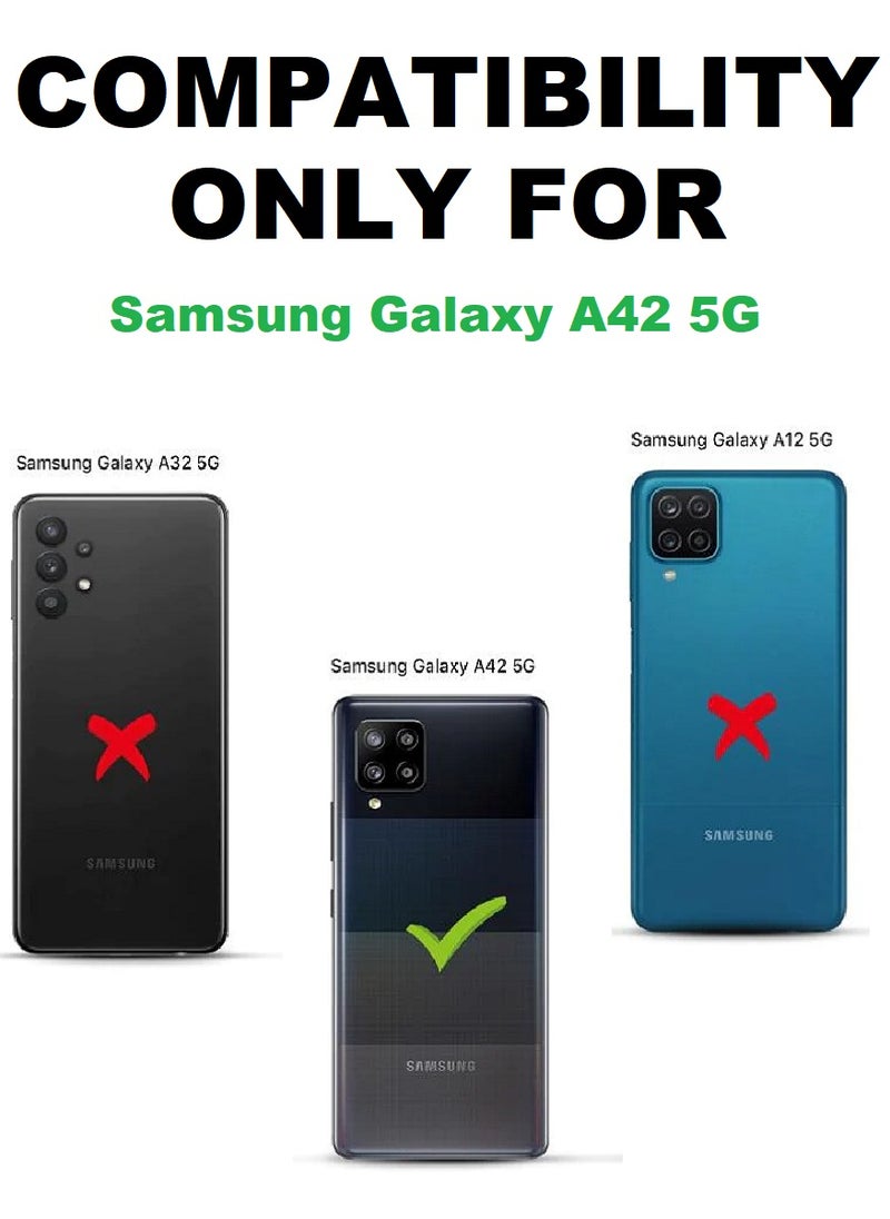 Super Tempered Glass Screen Protector Clear Designed For Samsung Galaxy A42 Full Screen Coverage And Bubble Free - Image 3