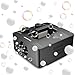 Wisdomlit Fog Bubble Machine 2in1 Smoke Bubble Maker 400W NoSpill Smoke Bubble Blower 8000 ColorfulFog Bubbles for Kids Toddlers Indoor Outdoor Birthday Party Black - Image 2