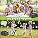 Wisdomlit Fog Bubble Machine 2in1 Smoke Bubble Maker 400W NoSpill Smoke Bubble Blower 8000 ColorfulFog Bubbles for Kids Toddlers Indoor Outdoor Birthday Party Black - Image 4