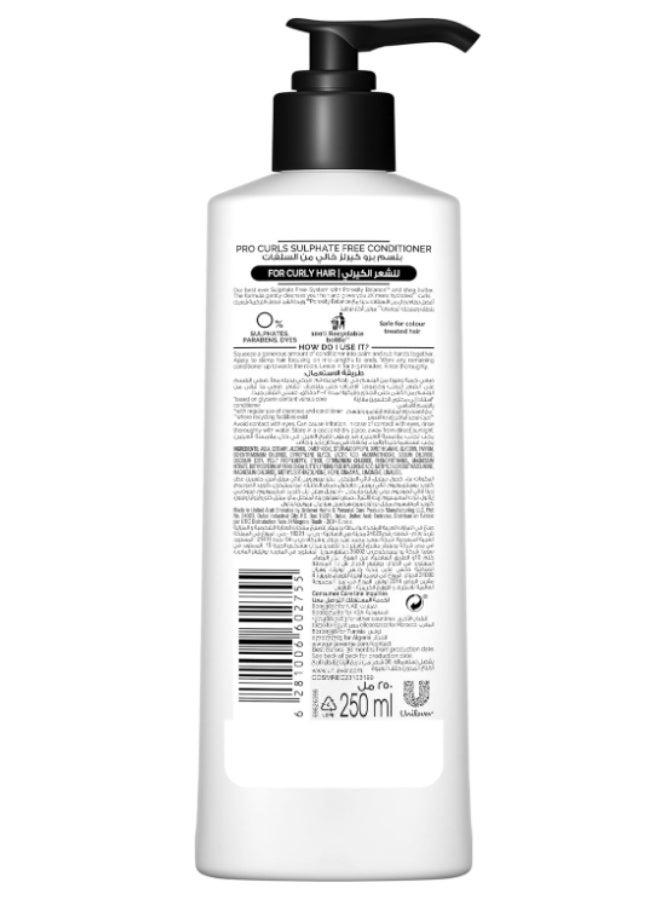 Tresemme TRESemmé Pro Curls Conditioner for Curly Hair, Sulfate-Free, 250ml - Image 2