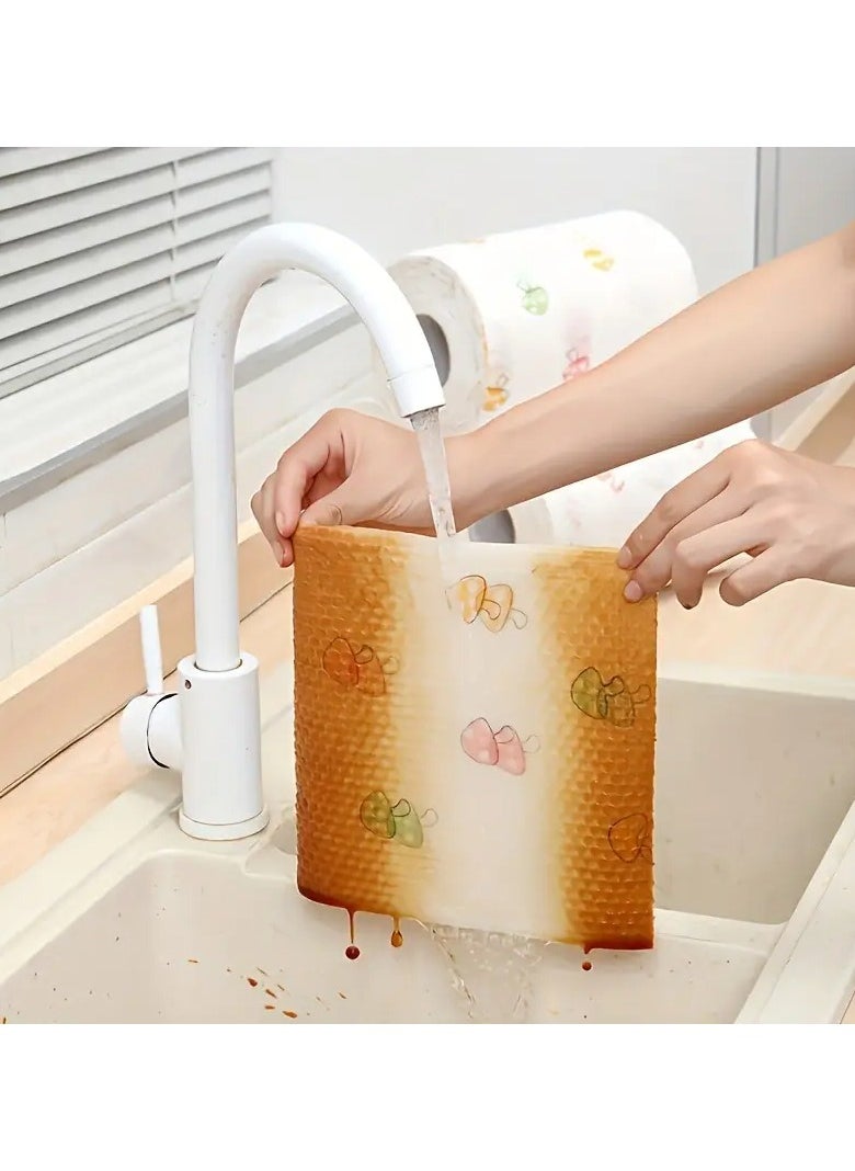 Rozino - 2 ROLLS of Reusable Kitchen Towels - Durable, Non-Stick, Easy to Clean, Suitable for All Household Needs, No Electricity Or Batteries Required - Image 1