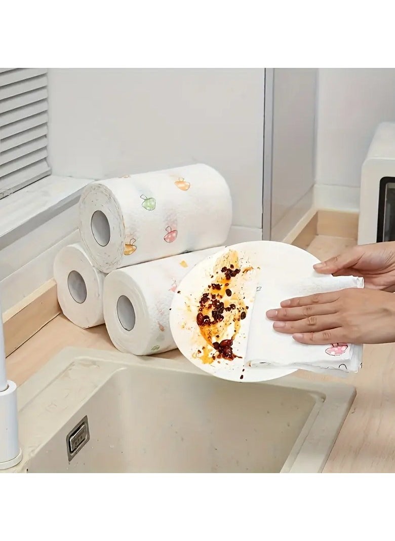 Rozino - 2 ROLLS of Reusable Kitchen Towels - Durable, Non-Stick, Easy to Clean, Suitable for All Household Needs, No Electricity Or Batteries Required - Image 1