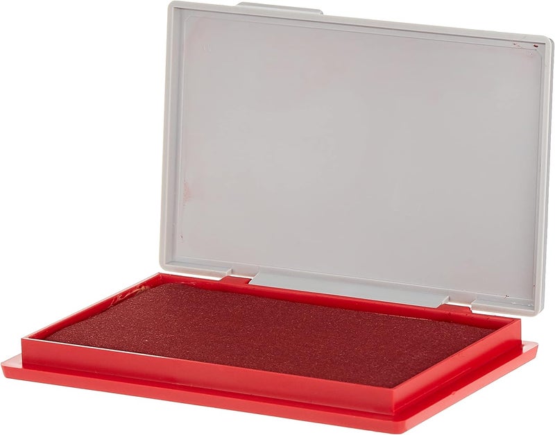 Pelikan Stamp Pad Plastic Case - 10.5x6.6 cm - Red - Image 4