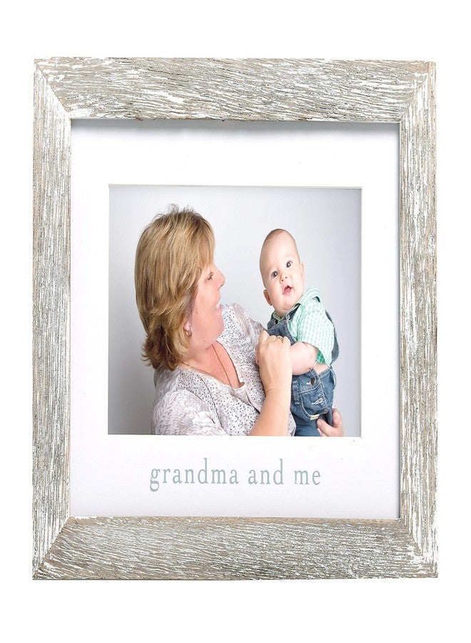 Pearhead Grandma and Me Rustic Picture Frame, New Grandmother Gift from Baby, Farmhouse Nursery Decor, Tabletop or Wall Display, 4x6 Photo Insert, Distressed Wood Mother’s Day Present - Image 1