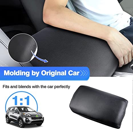 Autorder Center Console Cover for 2023 2024 2025 Kia Sportage Accessories Armrest Cover Anti-Scratch Middle Console Pad Leather Armrest Protector - Image 3