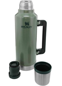 Stanley Classic Legendary Bottle 1.9L / 2.0QT Hammertone Green – BPA FREE Stainless Steel Thermos | Hot for 45 Hours | Leakproof Lid Doubles as Cup | Dishwasher Safe - pzsku/Z0D3489D8A25D5FF6BCBAZ/45/_/1737487402/7c51d31f-c3e6-4d98-ac21-70819b3d517d