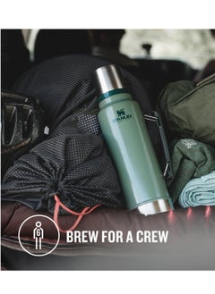 Stanley Classic Legendary Bottle 1.9L / 2.0QT Hammertone Green – BPA FREE Stainless Steel Thermos | Hot for 45 Hours | Leakproof Lid Doubles as Cup | Dishwasher Safe - pzsku/Z0D3489D8A25D5FF6BCBAZ/45/_/1737487422/3acd5cd9-b08d-43e4-9ef6-32317d935a2a