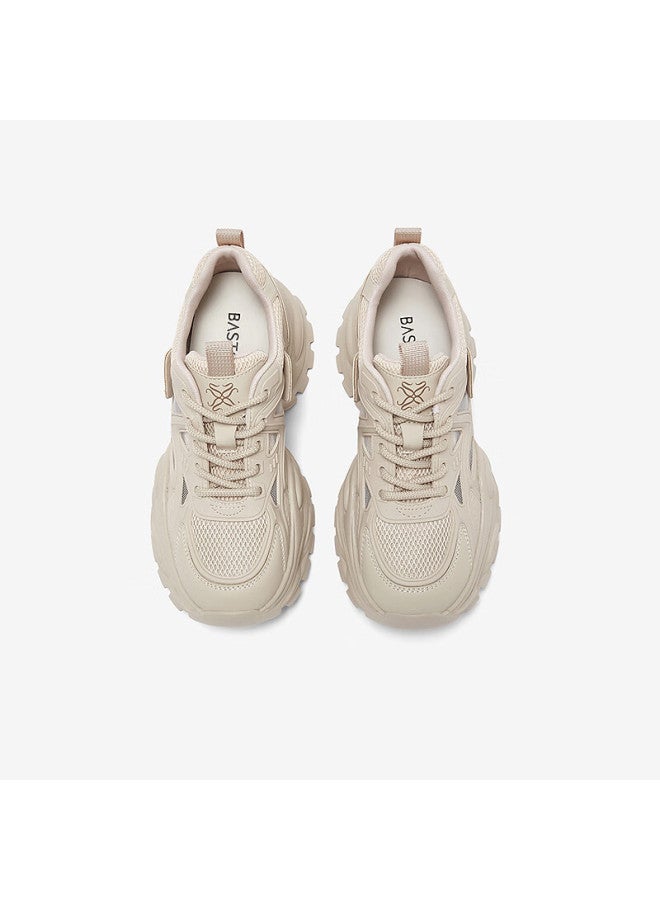 Basto 26 Spring Dad Sneakers Fashion Street Trend Height Increasing Casual Women's Shoes G8852am6 Apricot Color Size 38 - Image 2