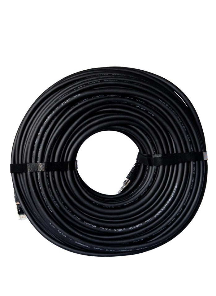 ASA - High Speed CAT8 Ethernet Cable 60m 40Gbps, 2000Mhz, SFTP with Gold Plated RJ45 Connector - Image 1