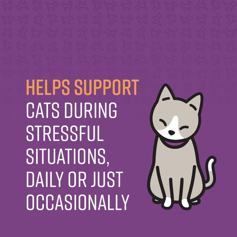 Sentry Calming Chews for Cats, Calming Aid Helps to Manage Stress & Anxiety, With Pheromones That May Help Curb Destructive Behavior & Separation Anxiety, Calming Health Supplement for Cats, 4 oz. - Image 2