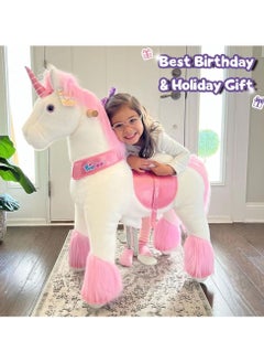 Official Licensed Kids Riding Horse Toy With Brake No Battery No Electricity Indoor and Outdoor best Gift for Kids 4 to 8 years - Medium Unicorn - pzsku/Z0D34D83A31B5485397A6Z/45/_/1738051121/07e335e5-8d6d-483e-be88-8a22da74013a