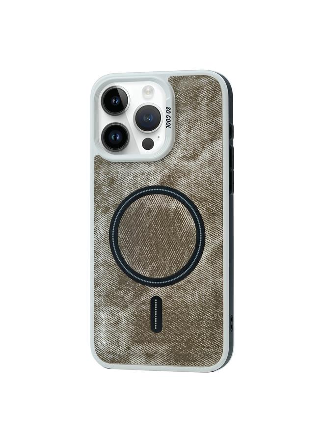 اس-توب جراب هاتف مغناطيسي من MagSafe بلون الدنيم المتباين لهاتف iPhone 13 Pro Max - Image 1