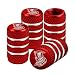 BDFHYK Grim Reaper Tire Valve Stem Caps 4 pcsPack Anodized Aluminum Tire Valve Cap Set Corrosion Resistant Universal Stem Covers for Cars Trucks Motorcycles SUVs and Bikes Red - Image 2
