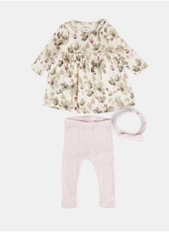 Girls Floral Dress Set