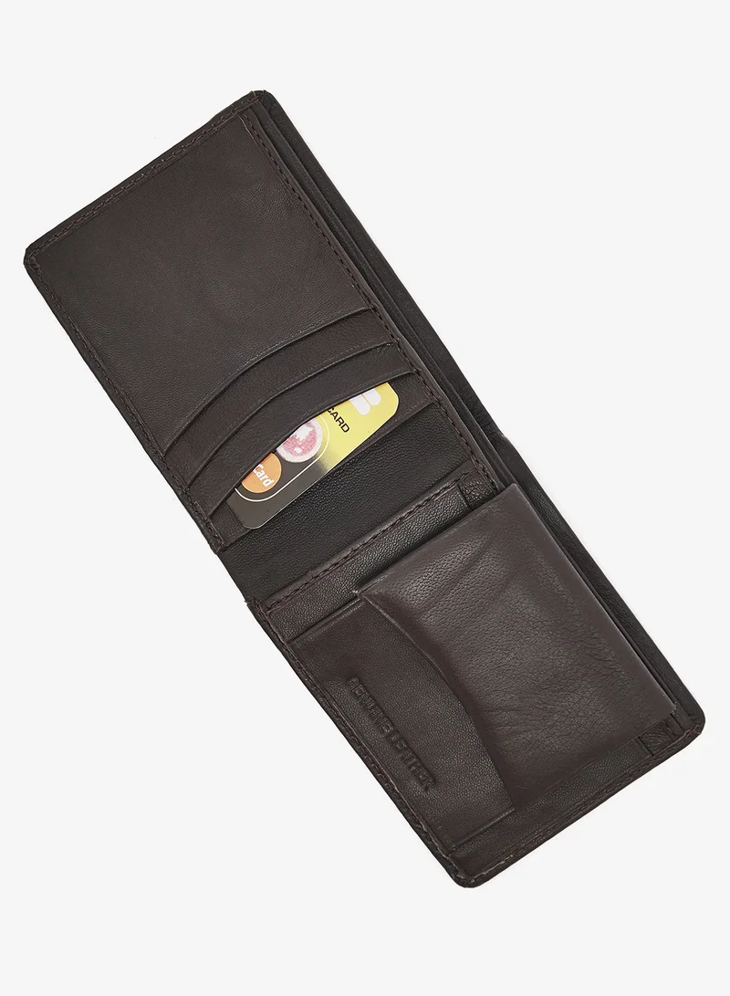 روبرت وود محافظ جلدية قابلة للطي بشعار حصان