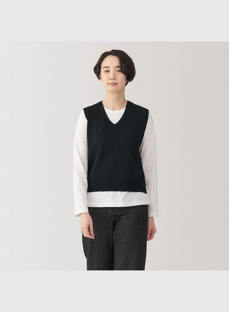 MUJI Washable Milano Rib Vest