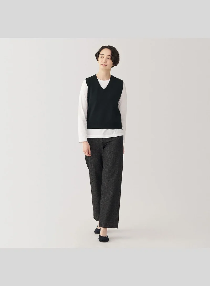 MUJI Washable Milano Rib Vest