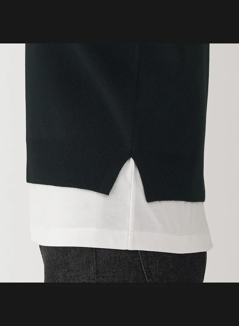 MUJI Washable Milano Rib Vest