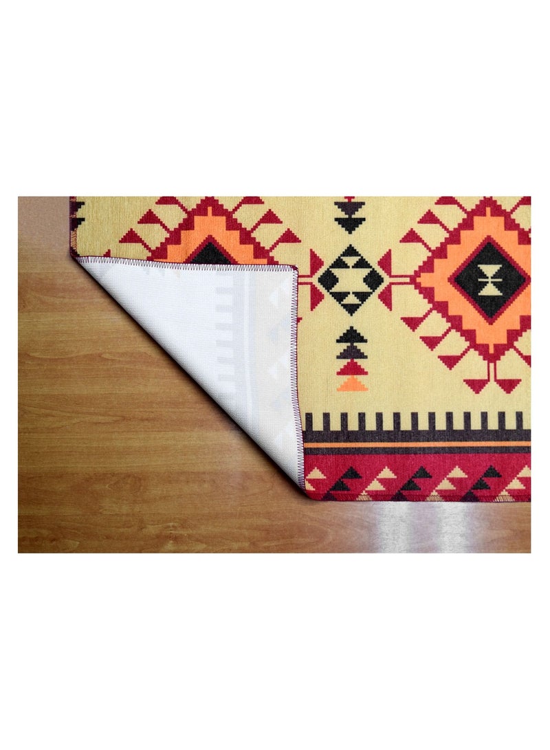 Mac Carpet Arabesque  light weight runner Machine wash Size : 67x200 cm  - Image 4