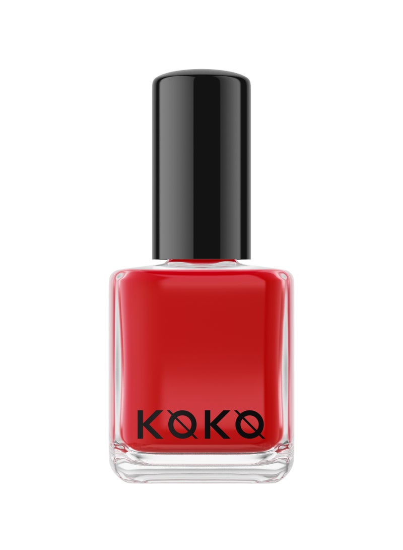 KOKO GLOSSY NAIL POLISH WRAPPED IN RED - Image 1