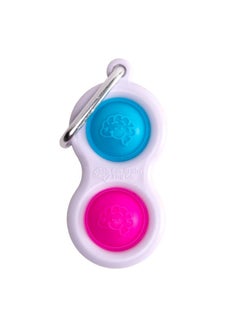 Fat Brain Toys Simpl Dimpl - Blue/Pink - Simpl Dimpl - Simple Dimple - Blue/Pink Office & Desk Toys For Ages 3 To 12  - Image 1