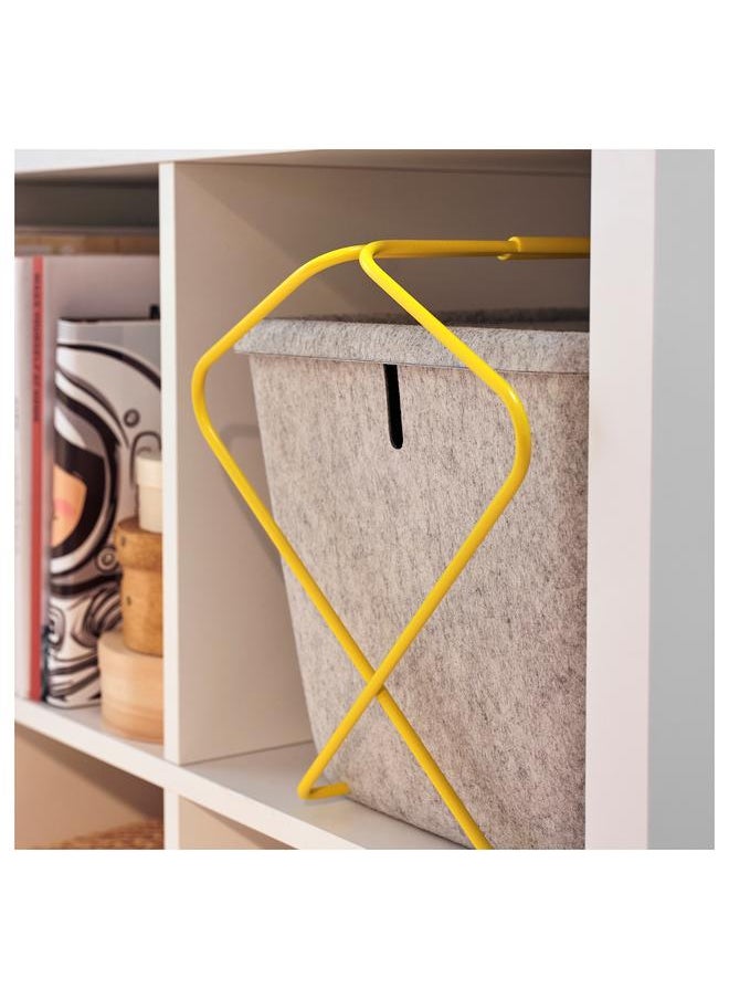 Beauenty Basket, grey/yellow, 30x33x30 cm  - Image 4