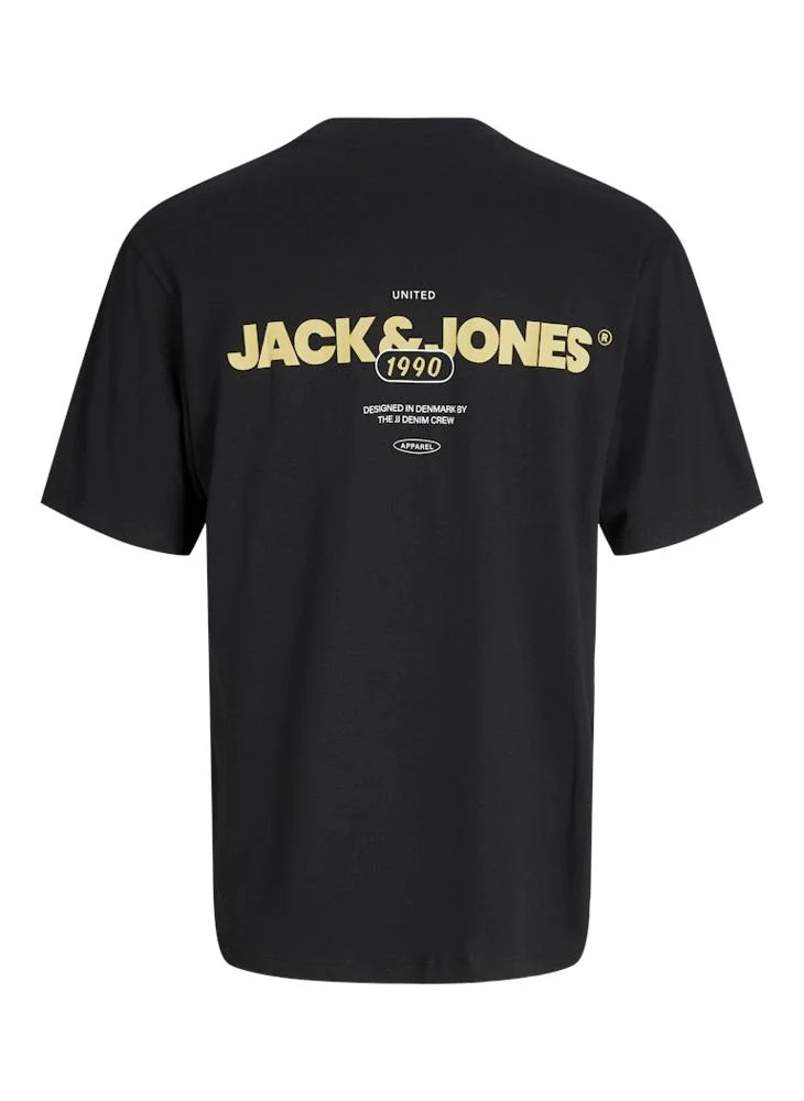 JACK & JONES Jjebradley Graphic Crew Neck T-Shirt
