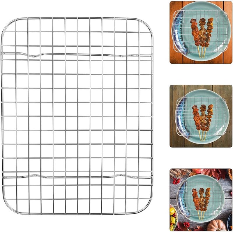 Stainless Steel Grilling Rack For Oven Baking Roasting And Cookie Cooling - Image 5