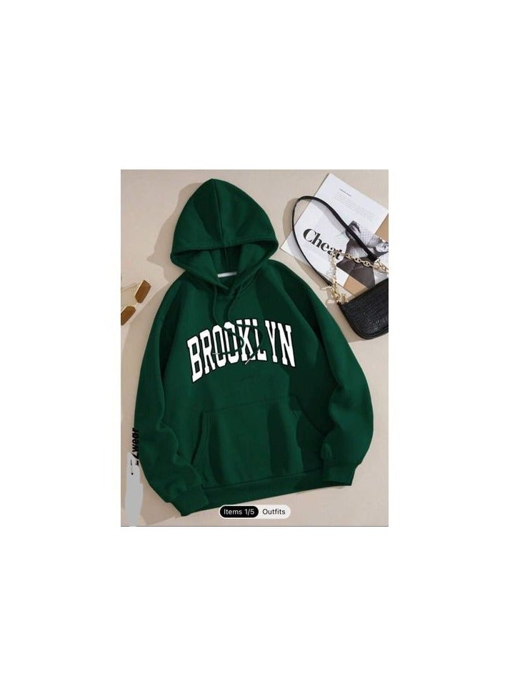 Women Hoodie - Green