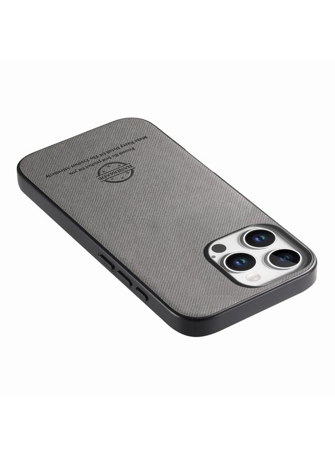 اس-توب جراب خلفي لهاتف iPhone 14 Pro مصنوع من الجلد الصناعي المائل - Image 3