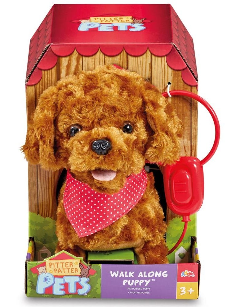 ADDO Pitter Patter Pets Walk Along Pupply Cockapoo, Battery Operated | Can Walk, Wag it's Tail and Bark  | With Realistic Movements | Soft Toy | Interactive Plush Toy | Snuggling Plush Pet | Gift for Kids and Toddlers - Image 4