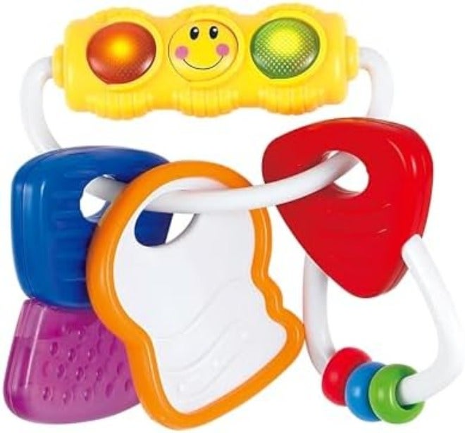 Hola Peacock Orchestra Rattle Baby Activity Toy, Easy to Grasp, Fine Motor Skills, Bright Colors, Sensory Toys, Baby Toys,Baby Rattle, Animal Rattle 3M+ - Image 3